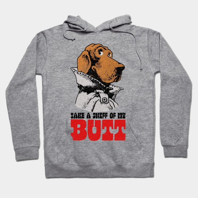 McGruff the Crime Dog - Sniff My Butt Hoodie by DankFutura